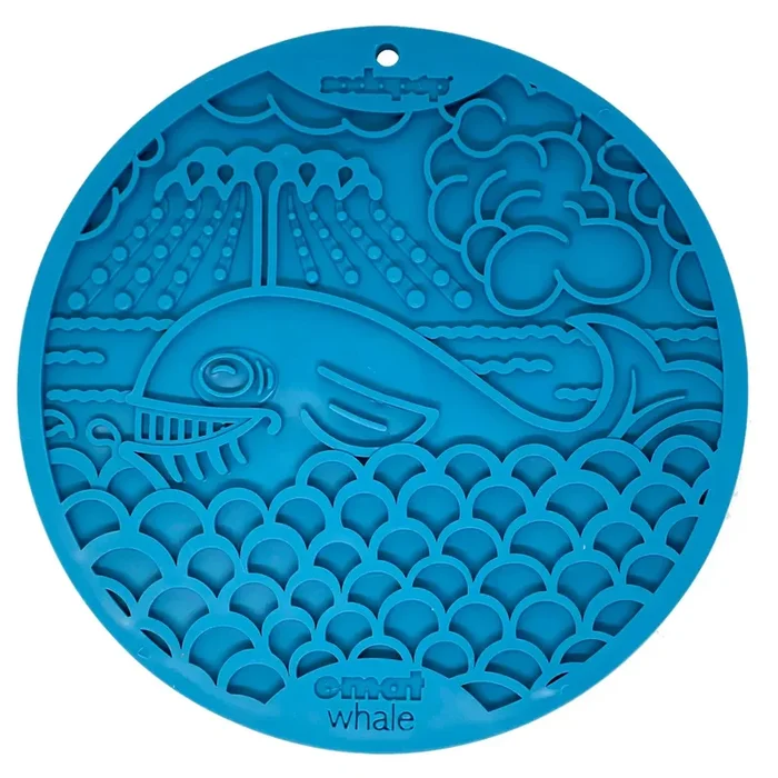 Enrichment Dog Lick Mat – Whale Design