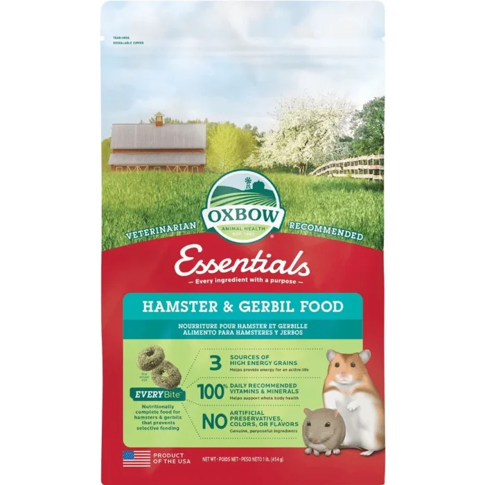 Essentials – Hamster & Gerbil Food – 1 lb