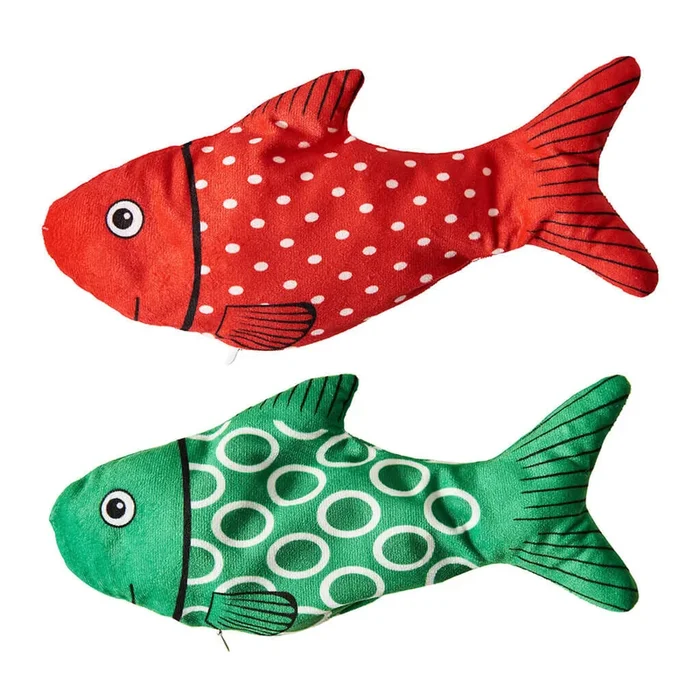 Ethical Pet Spot Holiday Flippin’ Fish Assorted Cat Toy