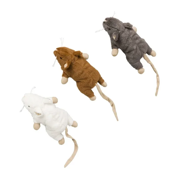 Ethical Products Pet Big Mouse Bertha With Catnip Assorted (7″)