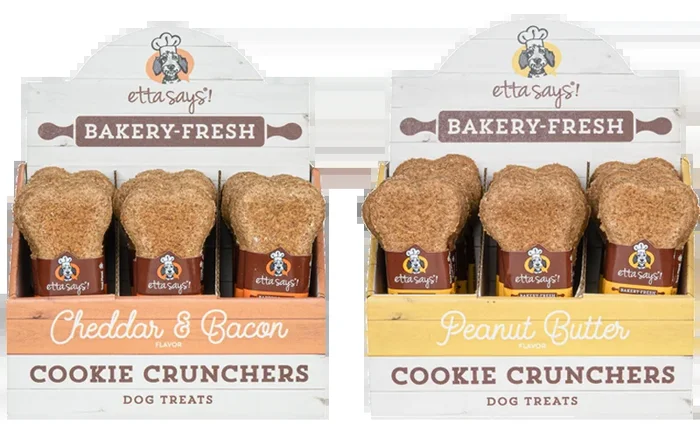 Etta Says Peanut Butter Cookie Crunchers Dog Treats