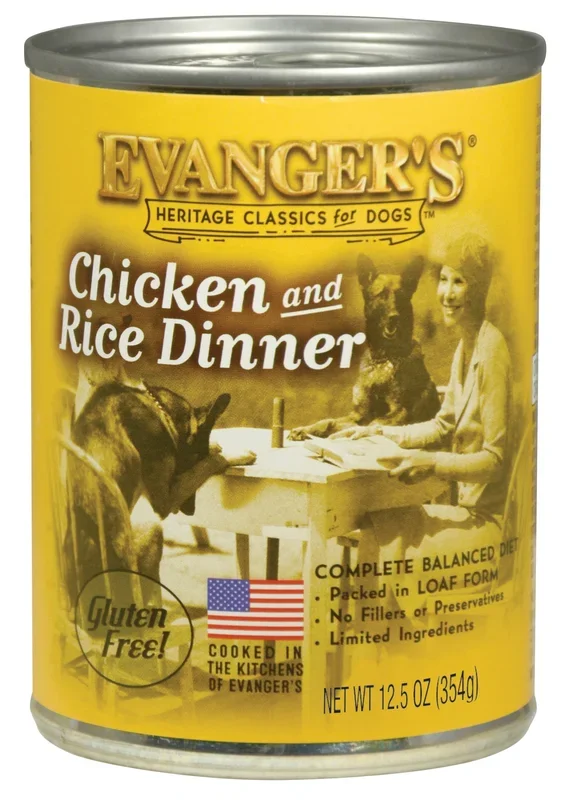 Evanger’s Heritage Classic for Dogs Chicken & Rice Dinner
