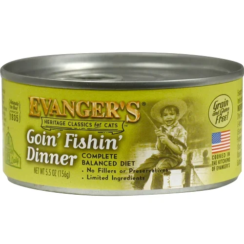 Evanger’s Heritage Classic Goin’ Fishin’ Dinner For Cats