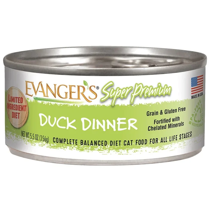 Evanger’s Super Premium Duck Dinner For Cats