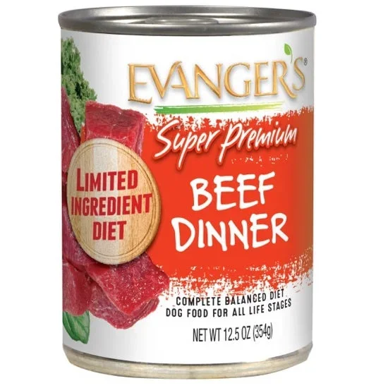 Evangers Dog Can Grain Free Premium Beef Dinner 12.8oz