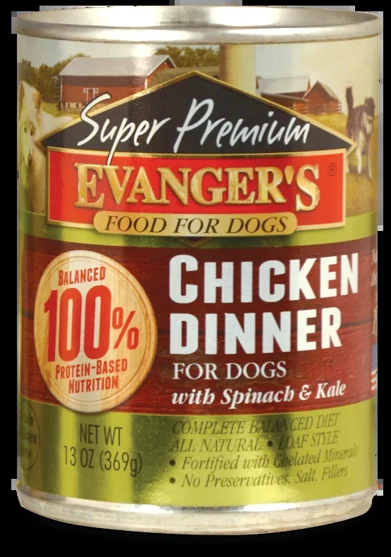 Evangers Super Premium Chicken Dinner Canned Dog Food