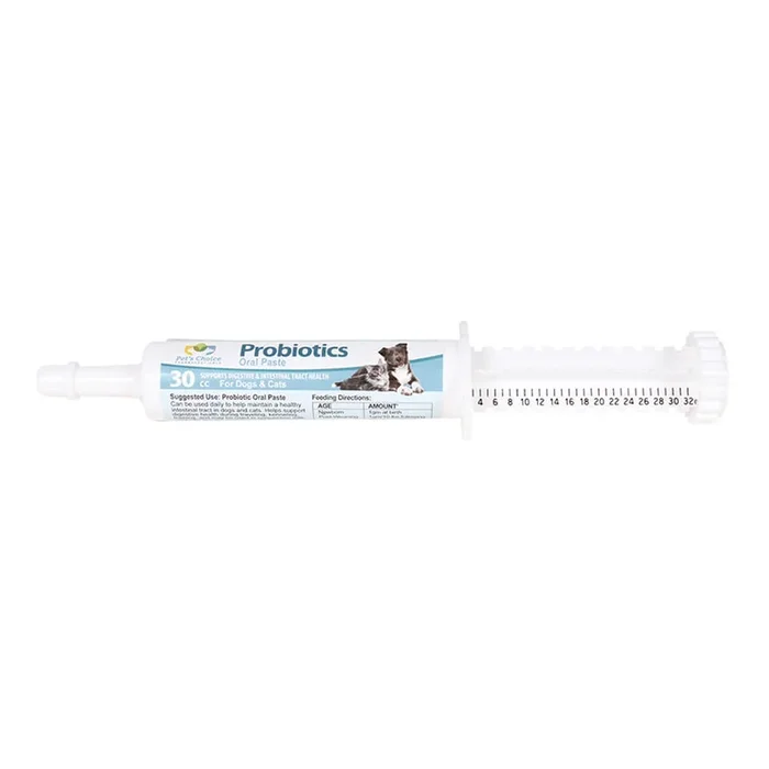 EZ-Soothe Probiotic Oral Paste for Dogs & Cats – Daily Digestive & Gut Support, 30cc