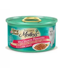 Fancy Feast Elegant Medleys Salmon Primavera Canned Cat Food