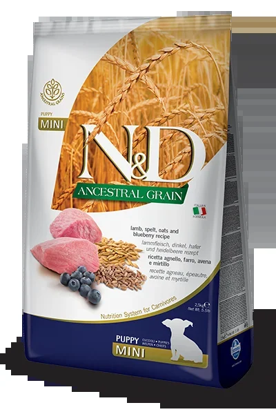 Farmina Dog Ancestral Grain Lamb & Blueberry Puppy *