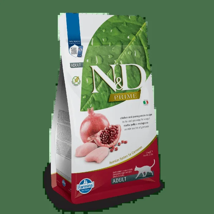 Farmina N&D Prime Grain Free Chicken & Pomegranate Dry Cat Food