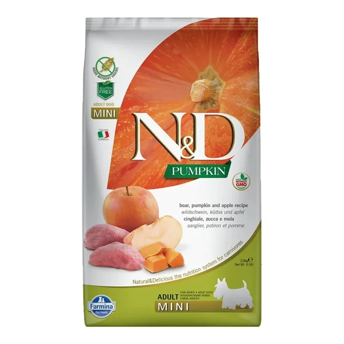 Farmina N&D Pumpkin Boar & Apple Adult Mini Dry Dog Food