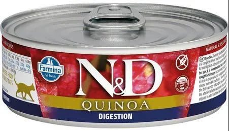 Farmina N&D Quinoa Cat Can Digestion – Lamb 2.8oz