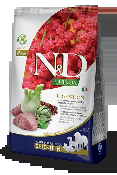 Farmina N&D Quinoa Digestion Lamb Adult Dog Food