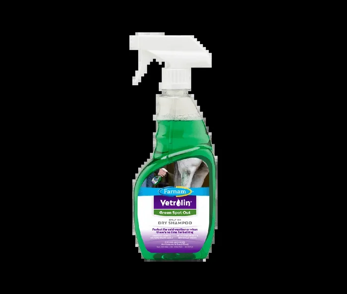 Farnam Vetrolin Green Spot Out Spray-On Dry Clean Shampoo