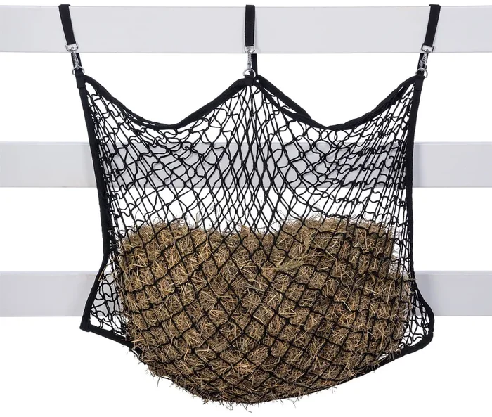 Fence Slow-Feeder Hay Net for Horses, 2×2
