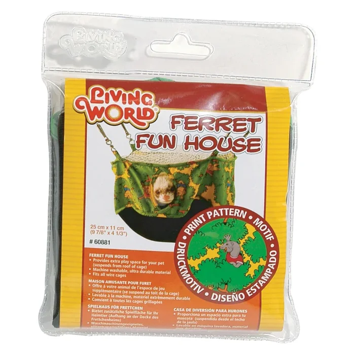 Ferret Fun House – Green – 10″