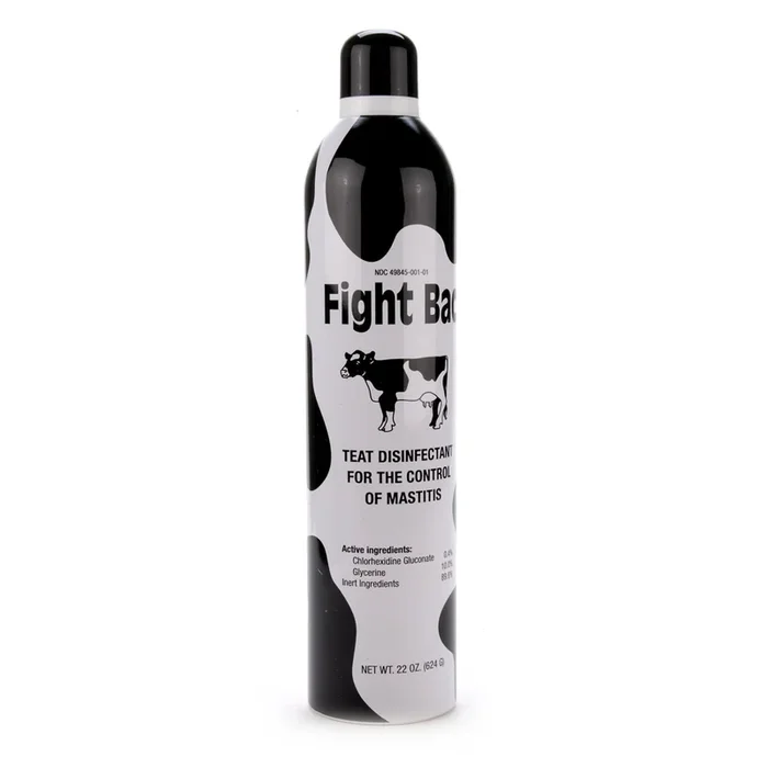 Fight Bac Teat Disinfectant, 22 oz One Can Treats 300+ Cows