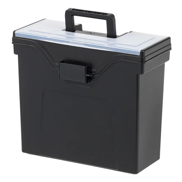 File Box with Lid File Organizer
