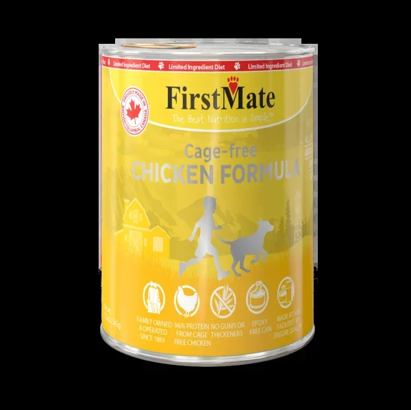 FirstMate Pet Foods Limited Ingredient – Cage Free Chicken Formula for Dogs