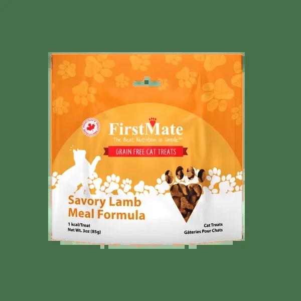 FirstMate Pet Foods Savory Lamb Treats for Cats