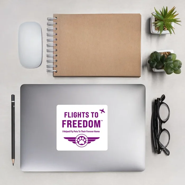 Flights to Freedom Pets Sticker