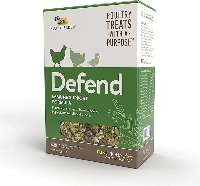 Flockleader Defend Functional Poultry Treat 1.5 Lb