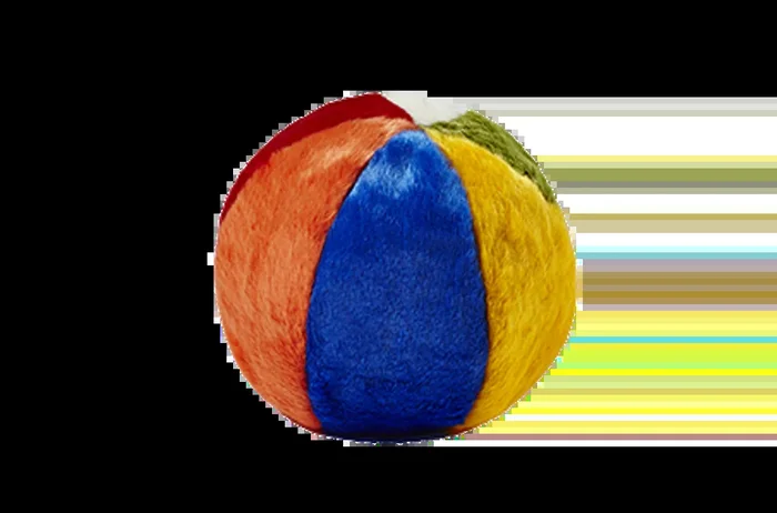 Fluff & Tuff Beach Ball Plush Dog Toy