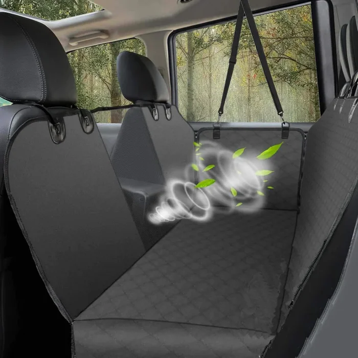 Fluffy’s Kozi Pet Hatchback Car Seat Cover for Dogs and Cats (Black)