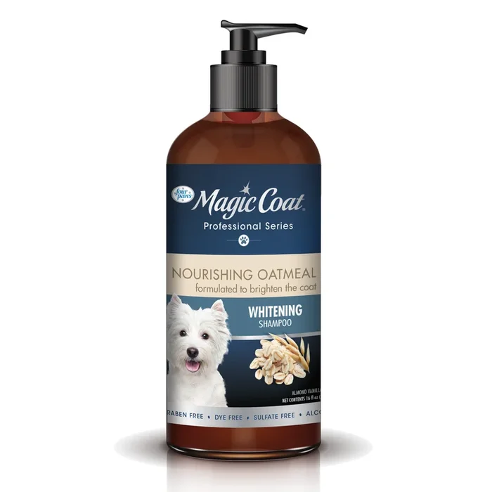 Four Paws – Professional Series Nourishing Oatmeal – Dog Whitening Shampoo 16 oz.