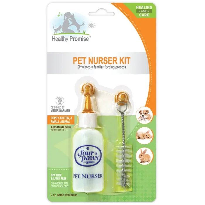 Four Paws Pet Nursing Kit – Bottle and Brush 1ea/2 oz