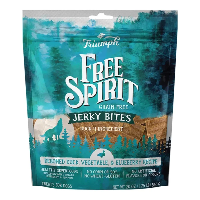 Free Spirit Deboned Jerky Bites Dog Treats, 20 oz