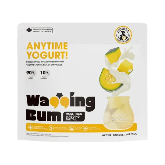 Freeze Dried Treat For Dogs & Cats – Greek Yogurt with Pumpkin – 2 oz
