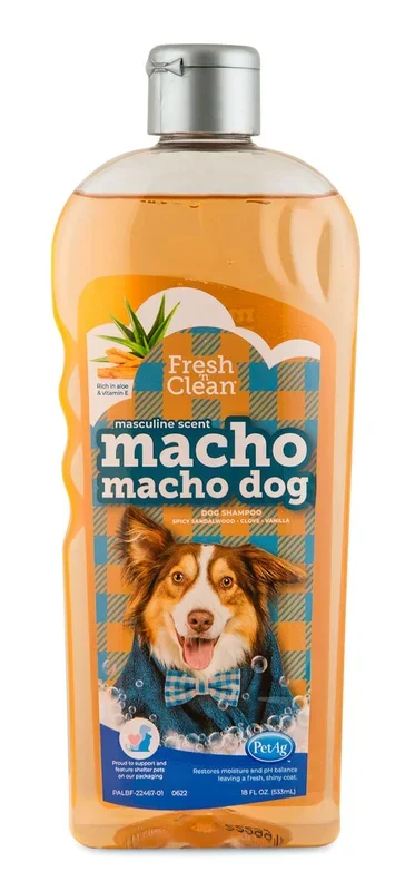 Fresh ‘n Clean Macho Macho Dog Shampoo, 18 oz