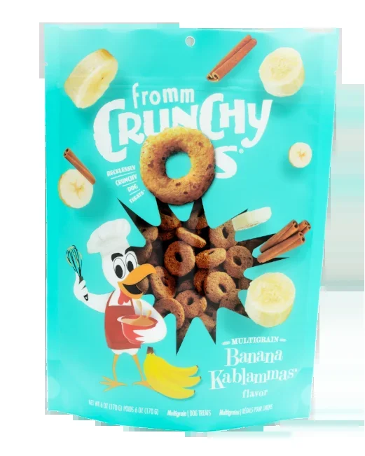 Fromm Crunchy O’s Banana Kablammas Dog Treats 6oz