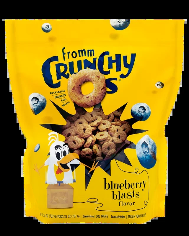 Fromm Crunchy O’s Blueberry Blasts Dog Treats 26oz