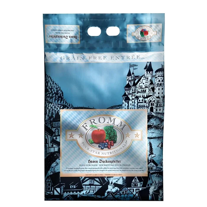 Fromm Four-Star Dry Dog Food – Hasen Duckenpfeffer – 12lb Bag