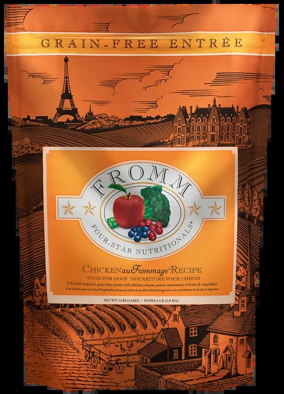 Fromm Four-Star Grain Free Chicken Au Frommage Dry Dog Food