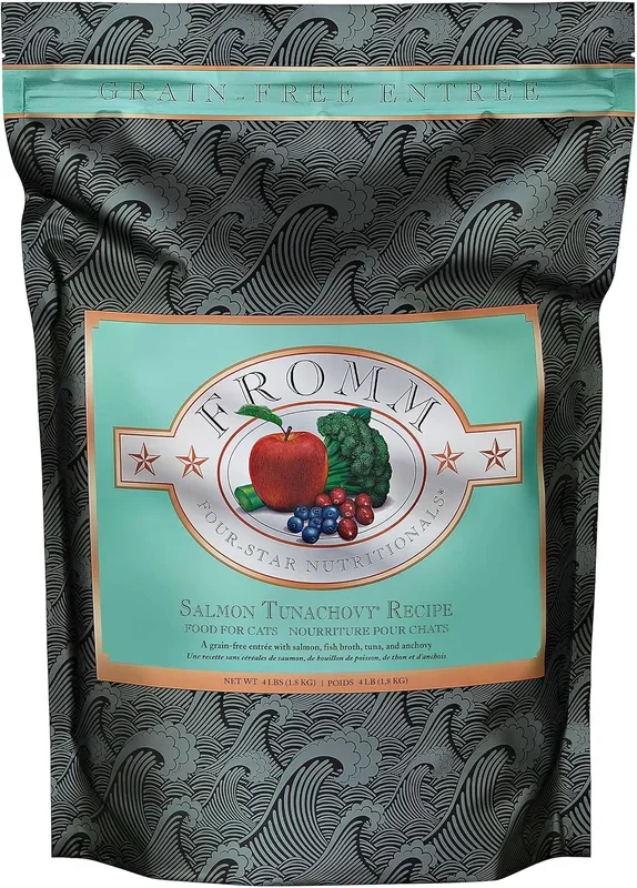 Fromm Four-Star Grain Free Salmon Tunachovy Dry Cat Food
