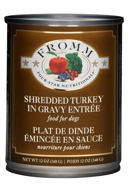 Fromm Four-Star Shredded Turkey in Gravy Wet Dog Food