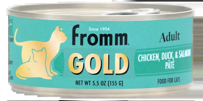 Fromm Gold Adult Chicken, Duck, & Salmon Pâté Cat Food