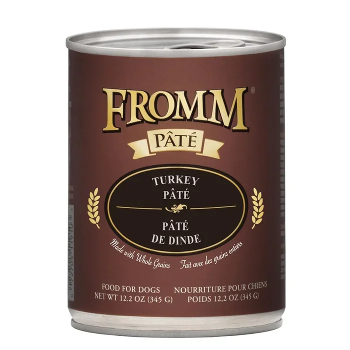 Fromm Pâté Wet Dog Food – Turkey – 12.2oz Can