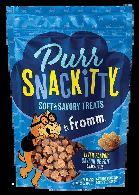 Fromm Purr Snackitty Liver Recipe 3-oz, Cat Treat