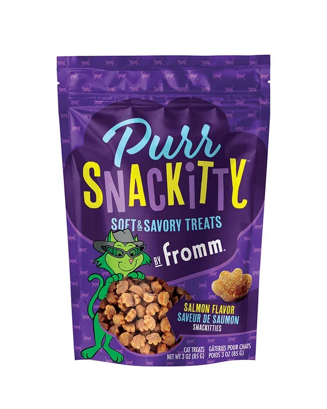 Fromm Purr-Snackitty Soft & Savory Cat Treats – Salmon Flavor 3oz
