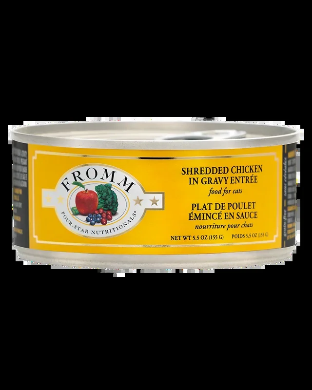 Fromm Shredded Chicken in Gravy Wet Cat Food 5.5oz