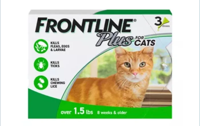 Frontline Plus Cat Flea & Tick Treatment 3 doses