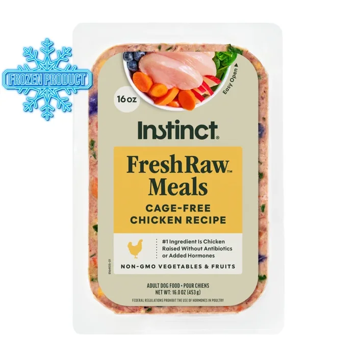 Frozen Raw Dog Food – FreshRaw Meals – Cage Free Chicken Recipe – Adult