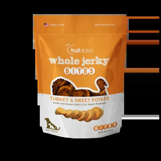 Fruitables – Dog Whole Jerky Bites Turkey & Sweet Potato