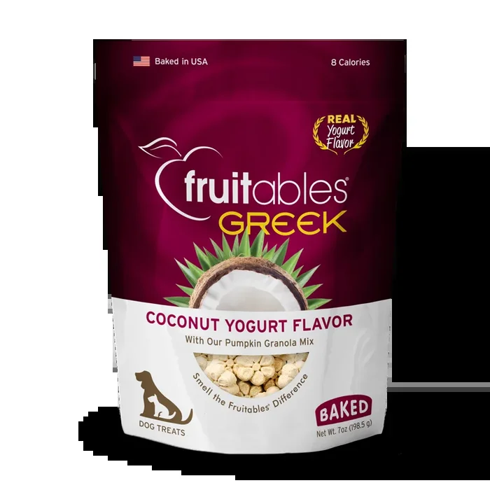 Fruitables Greek Coconut Yogurt Flavor Dog Treats