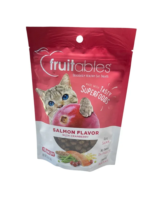 fruitables treats for cats salmon and cranberry 2.5 oz
