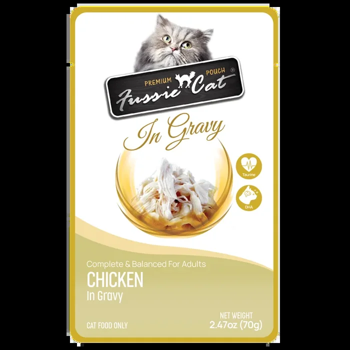 Fussie Cat Chicken in Gravy Cat Food
